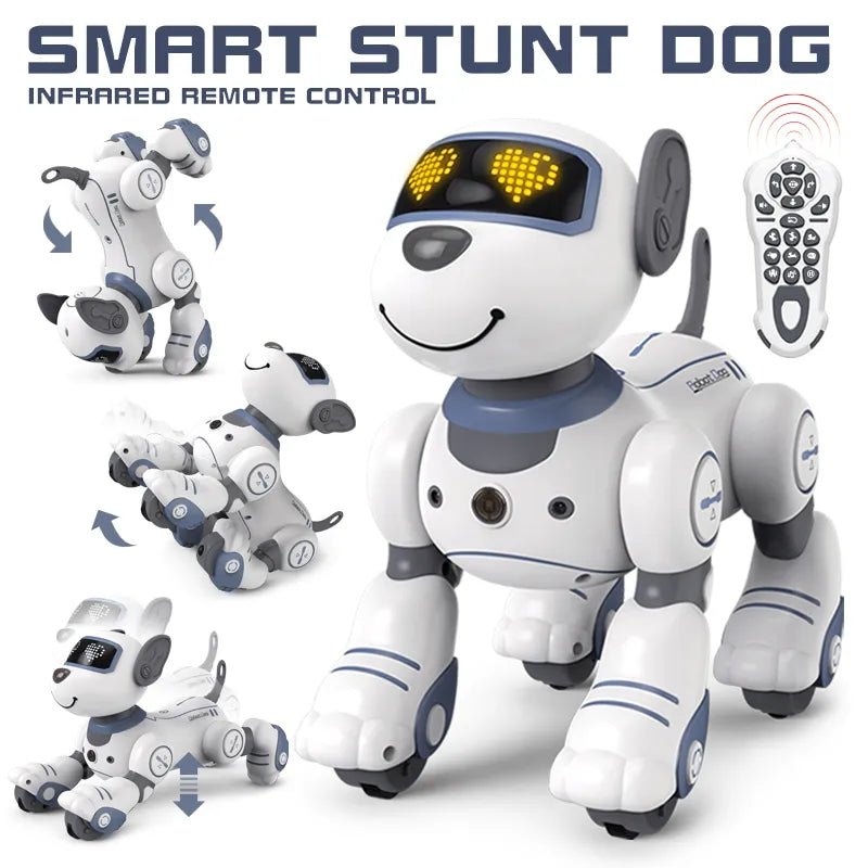 Funny RC Stunt Dog - Voice Command Robot Toy for Kids