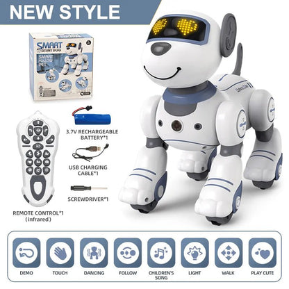 Funny RC Stunt Dog - Voice Command Robot Toy for Kids