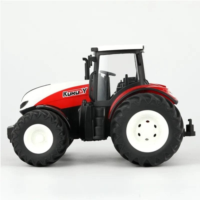 1/24 RC Tractor Trailer Set with LED - Farming Simulator Toy
