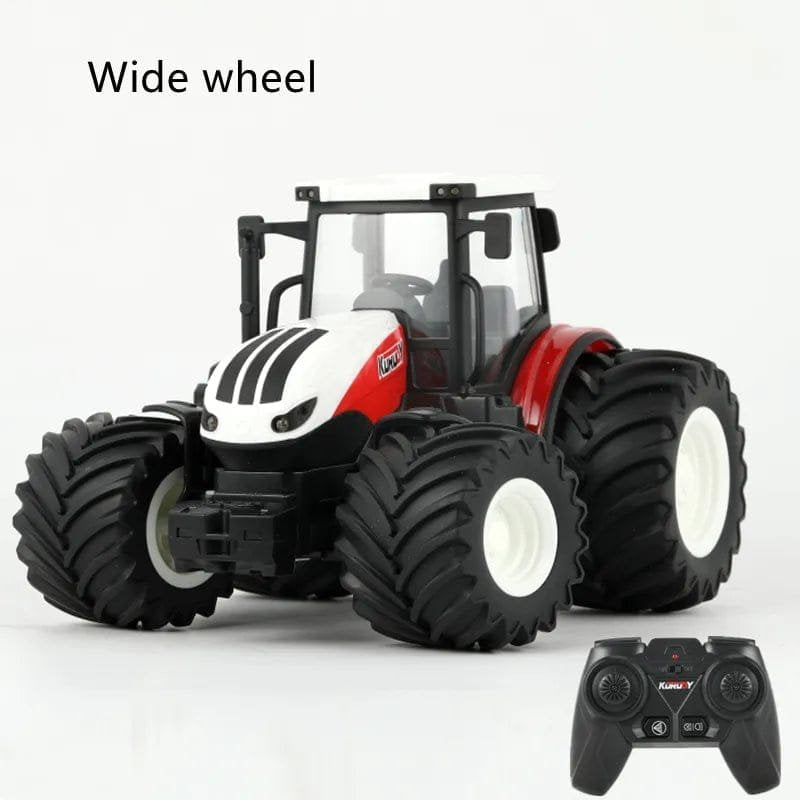 1/24 RC Tractor Trailer Set with LED - Farming Simulator Toy
