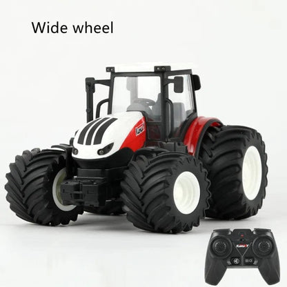 1/24 RC Tractor Trailer Set with LED - Farming Simulator Toy