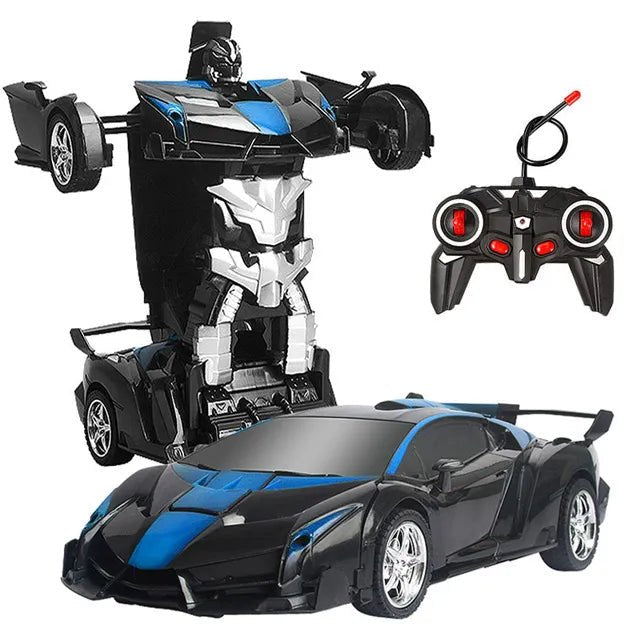 2-in-1 RC Transforming Robot Car - Electric Sports Model Toy