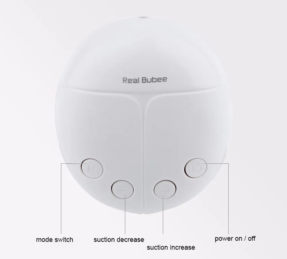 Real Bubee Electric Breast Pump - Single/Double, USB, BPA Free