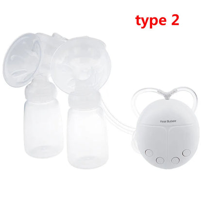 Real Bubee Electric Breast Pump - Single/Double, USB, BPA Free