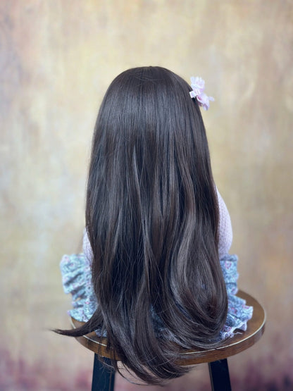 55cm Soft Silicone Reborn Baby Girl - Lifelike, Long Hair