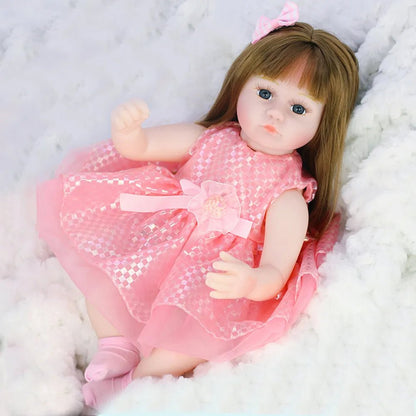 42cm Lifelike Sleeping Reborn Doll - Soft Toddler Bebe Toy