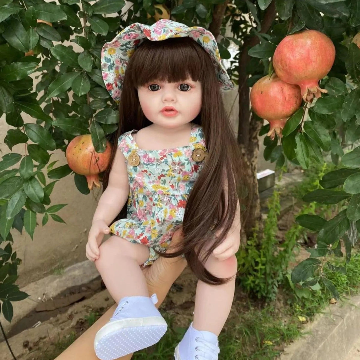 55 CM Reborn Doll - Realistic Silicone Newborn Girl, Toddler Toy Gift