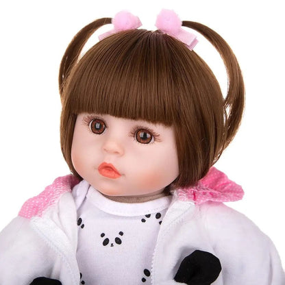 18" Lovely Reborn Baby Doll - 48cm, Cloth Body, Realistic