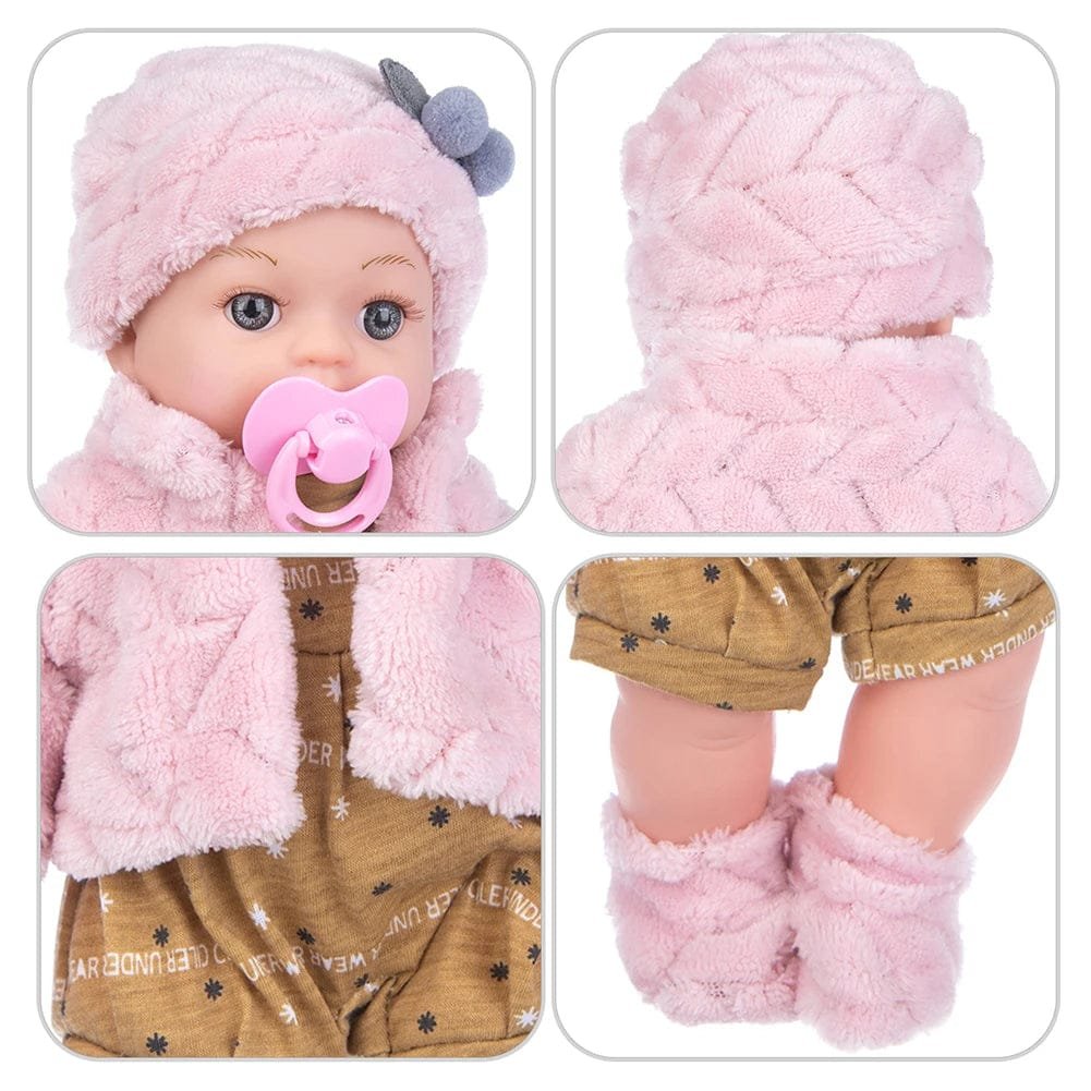 12" DIY Unfinished Reborn Doll - Vinyl, Dress-Up Simulation