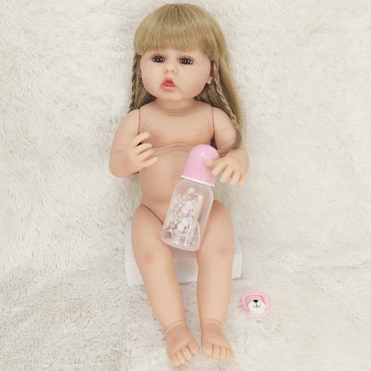 55cm Full Silicone Reborn Doll - Long Hair Betty Princess