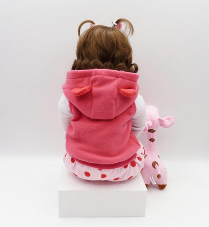 47cm soft silicone reborn toddler baby dolls