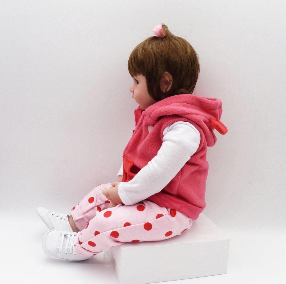 47cm soft silicone reborn toddler baby dolls