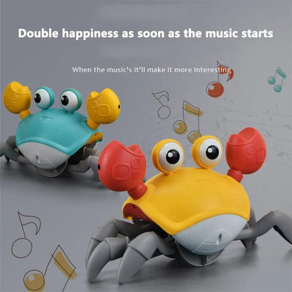 Rechargeable Induction Crab Toy - Musical Interactive Climber for Kids