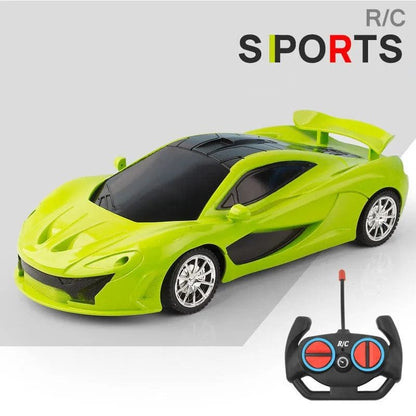 1:18 High-Speed RC Car - 15km/h with LED Light - Chargeable