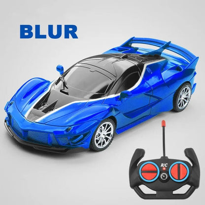 1:18 High-Speed RC Car - 15km/h with LED Light - Chargeable