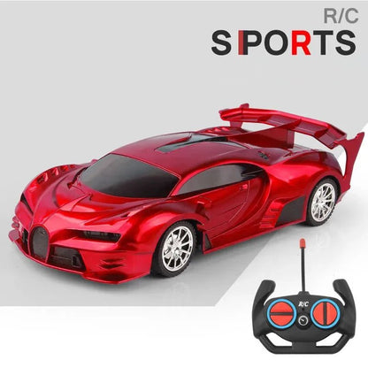 1:18 High-Speed RC Car - 15km/h with LED Light - Chargeable