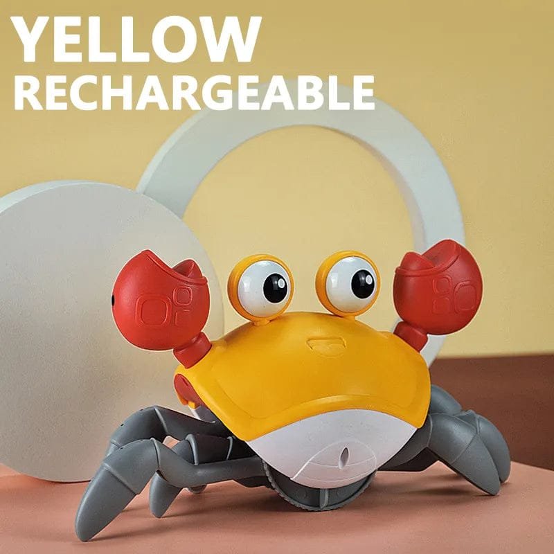 Rechargeable Induction Crab Toy - Musical Interactive Climber for Kids