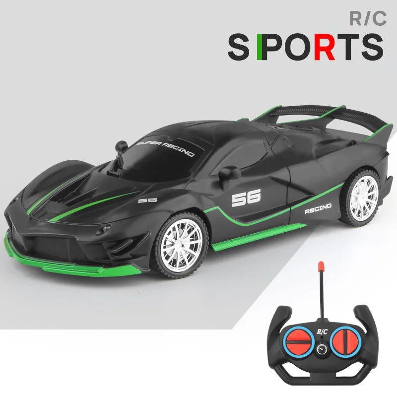 1:18 High-Speed RC Car - 15km/h with LED Light - Chargeable