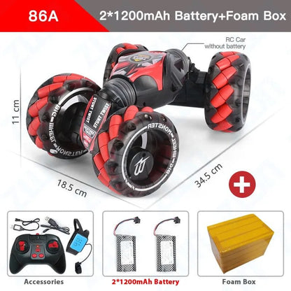 1:12/1:16 4WD RC Car with Radio, Gesture Control & Light, Kids Toy