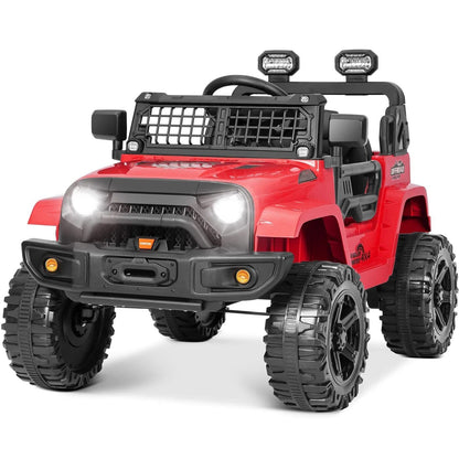 12V Electric Off-Road Car for Kids - Ride-On with Music