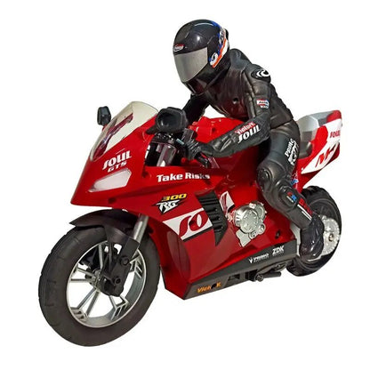 HC-802 Mini 1:6 RC Motorcycle, Self-Balanced Stunt Car for Kids