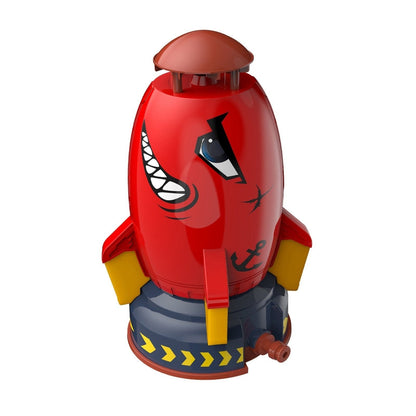Outdoor Rocket Water Pressure Sprinkler Toy for Kids