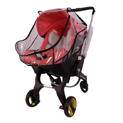 Double-Zipper Windproof PVC Baby Carriage Rain Cover