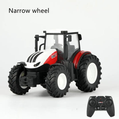 1/24 RC Tractor Trailer Set with LED - Farming Simulator Toy