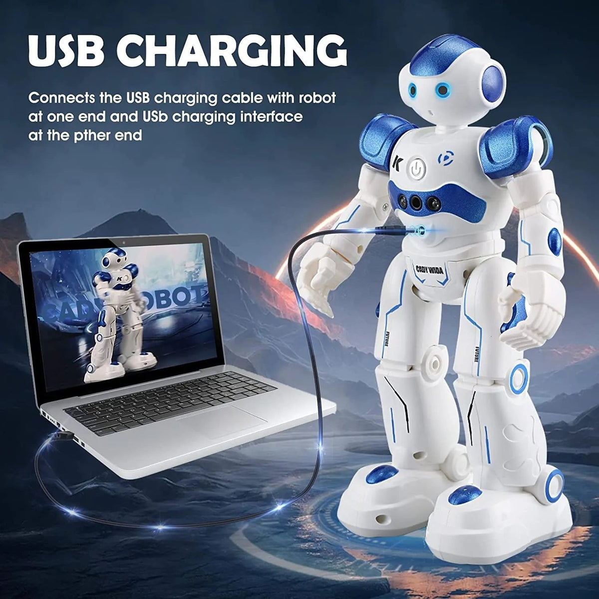 Gesture-Controlled RC Robot - Smart Program Toy for Kids
