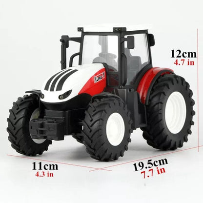 1/24 RC Tractor Trailer Set with LED - Farming Simulator Toy