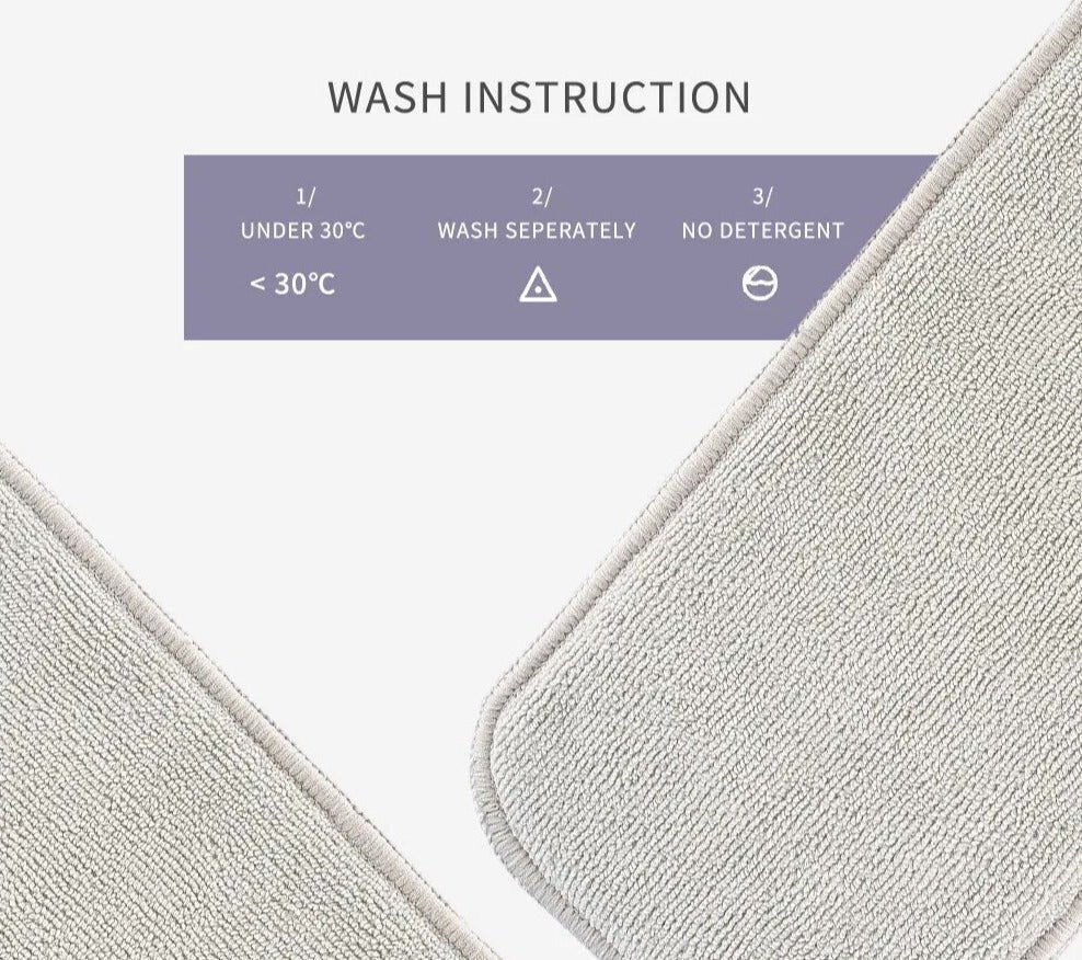 Elinfant 3-Layer Gray Microfiber Diaper Inserts (4/8/10pcs)