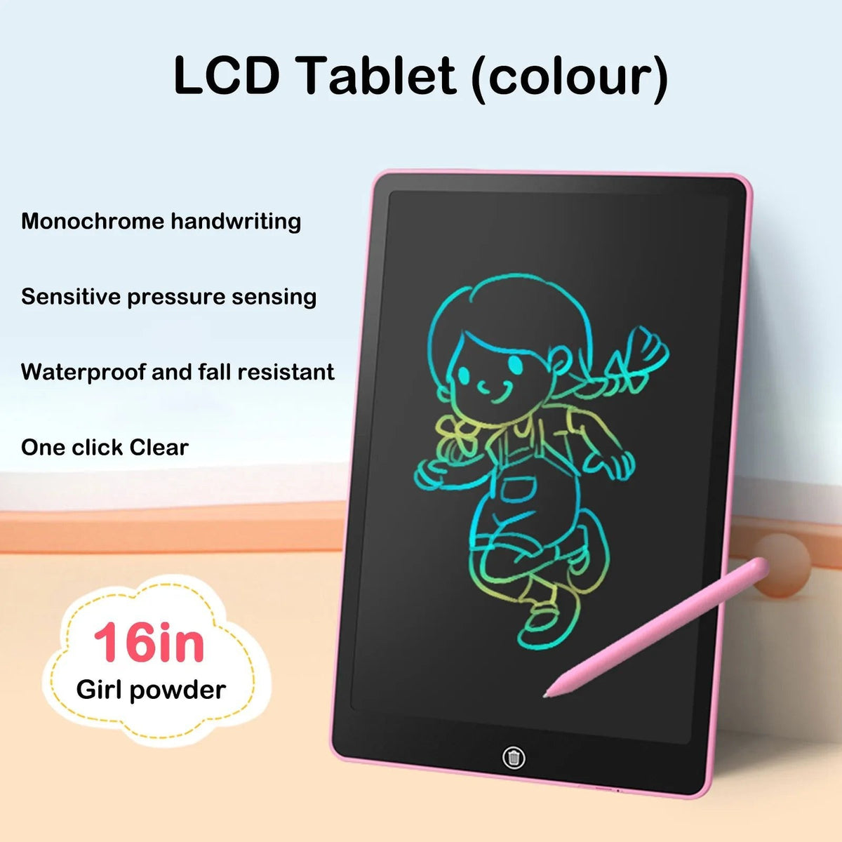LCD Drawing Tablet: Educational Toy for Kids