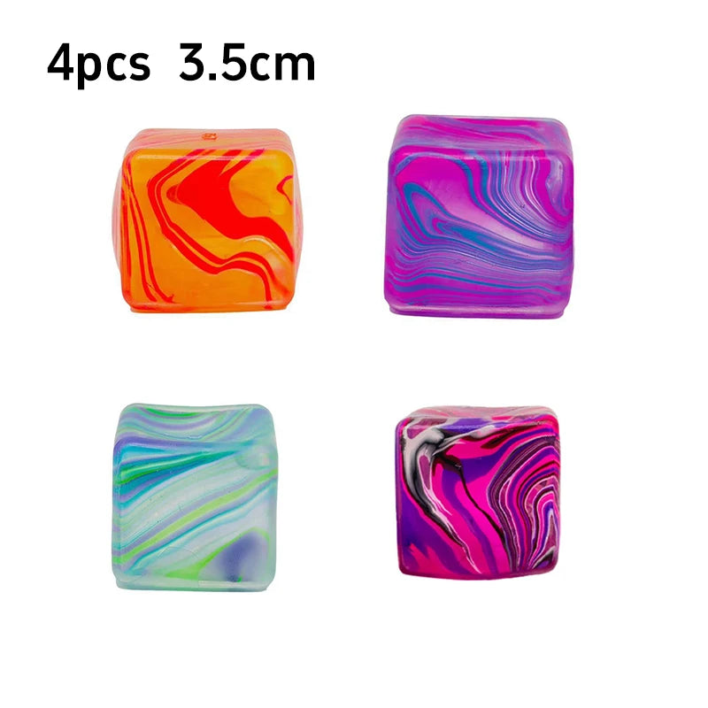 Nee Doh Ripple Ice Cube Squeeze Fidget Toy