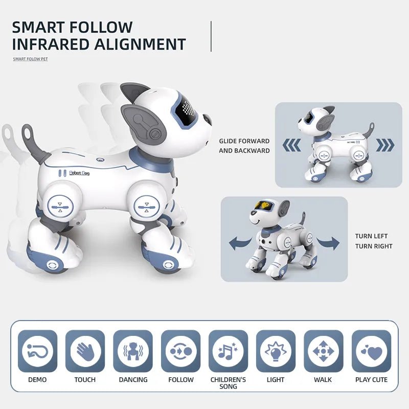 Funny RC Stunt Dog - Voice Command Robot Toy for Kids