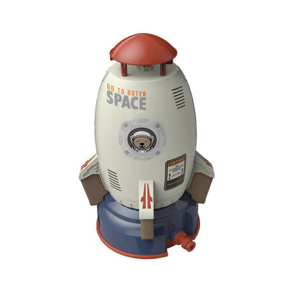 Outdoor Rocket Water Pressure Sprinkler Toy for Kids