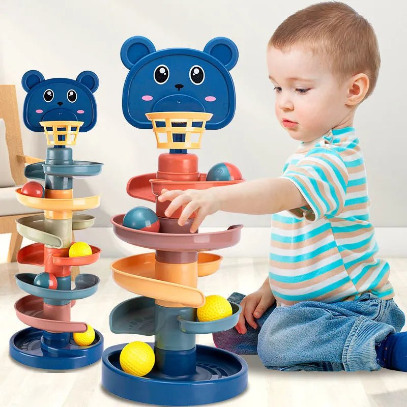 2-7 Layer Rolling Ball Track Tower - Educational Toy for Kids