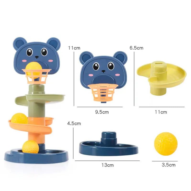 2-7 Layer Rolling Ball Track Tower - Educational Toy for Kids