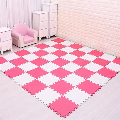 EVA Foam Baby Puzzle Play Mat - 29cm Interlocking Tiles for Kids