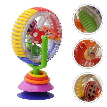 Rotating Ferris Wheel Baby Rattle - Suction Cup Development Toy