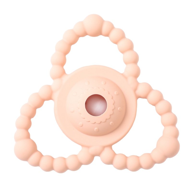 Let's Make Rudder-Shape Silicone & Wooden Teether Toy