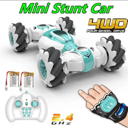 S-012 Mini RC Stunt Car, 4WD, Watch Gesture Sensor, Kids Gift