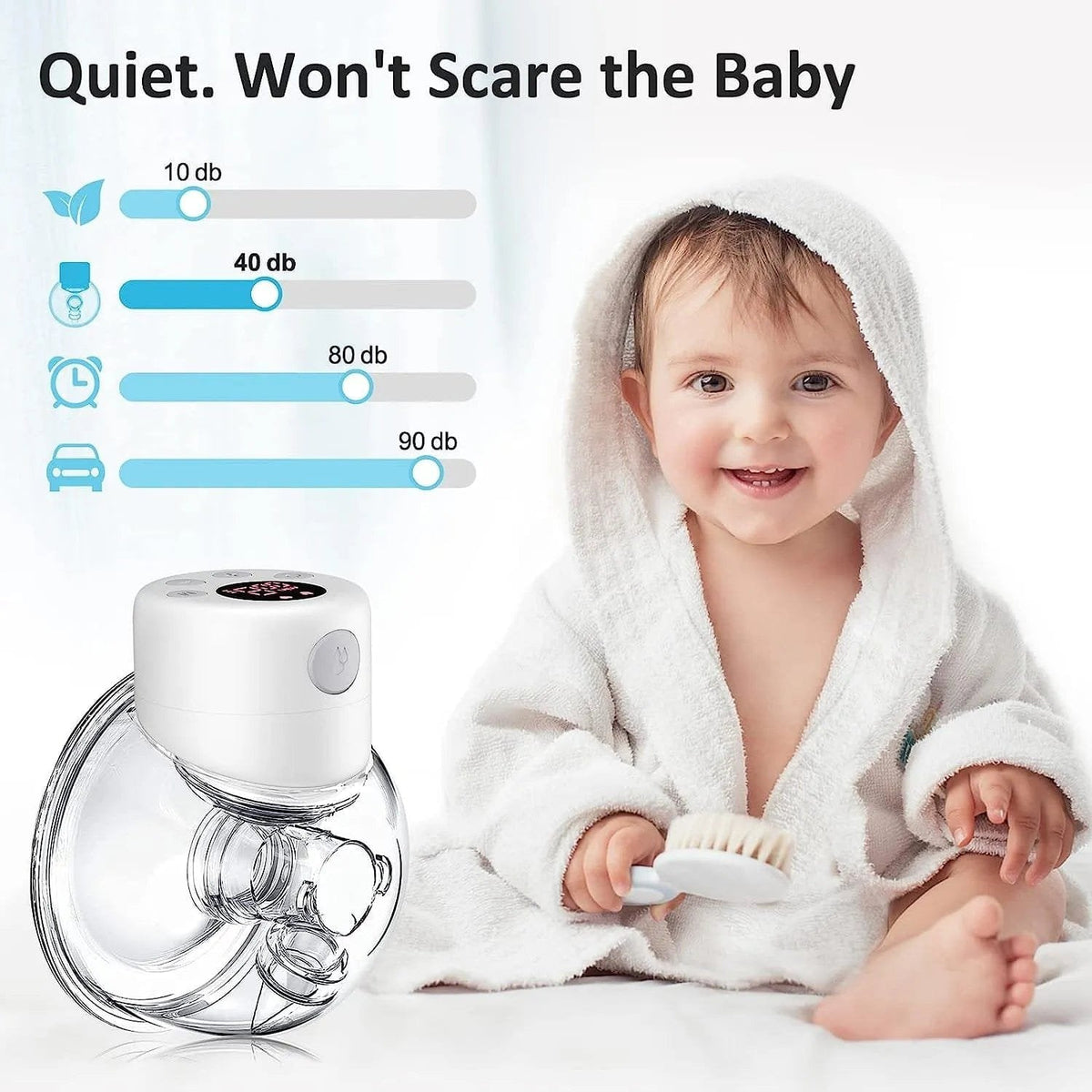 S12 Hands-Free Electric Breast Pump - Portable, Wireless Wearable
