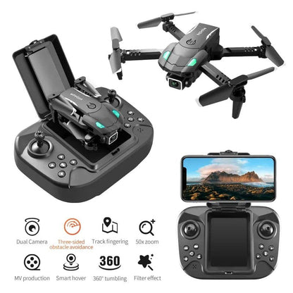 S128 Mini Drone - 4K HD Cam, 3-Sided Obstacle Avoidance, Foldable Quadcopter