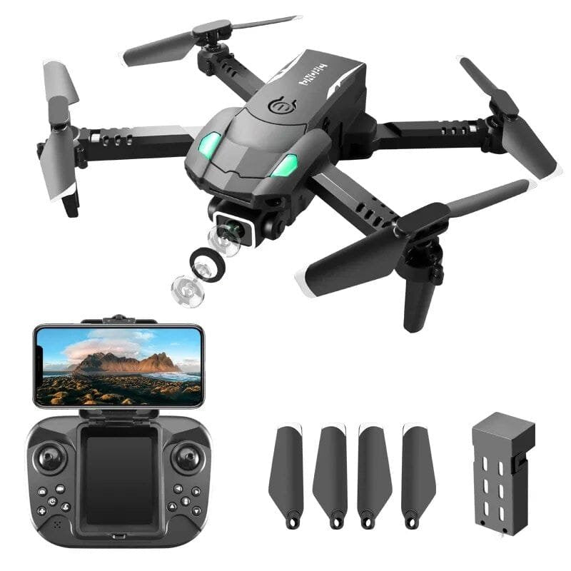 S128 Mini Drone - 4K HD Cam, 3-Sided Obstacle Avoidance, Foldable Quadcopter