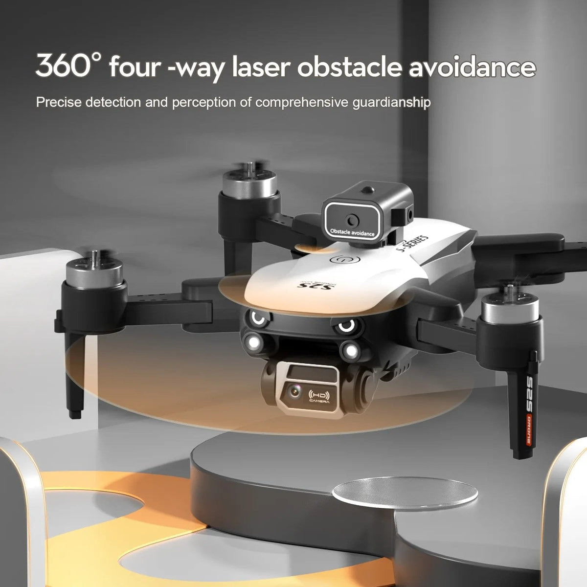 New S2S Mini Drone Prof. 8K Camera - Obstacle Avoidance Quadcopter - 25Min Flight