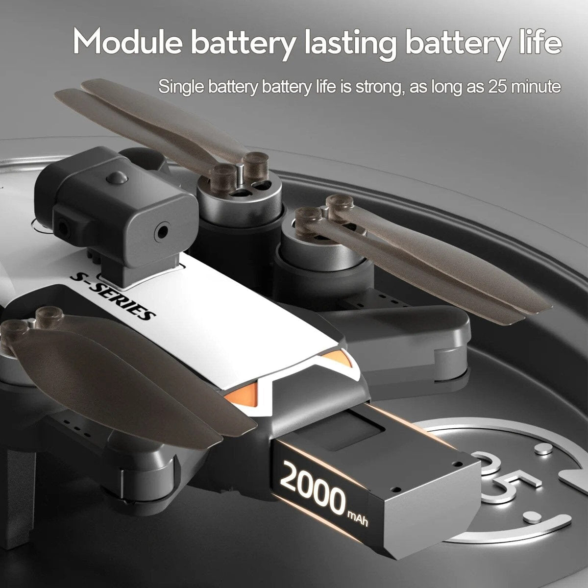 New S2S Mini Drone Prof. 8K Camera - Obstacle Avoidance Quadcopter - 25Min Flight