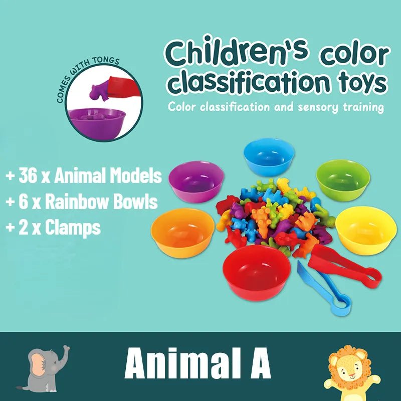 Animal Matching Game: Montessori Educational Toy
