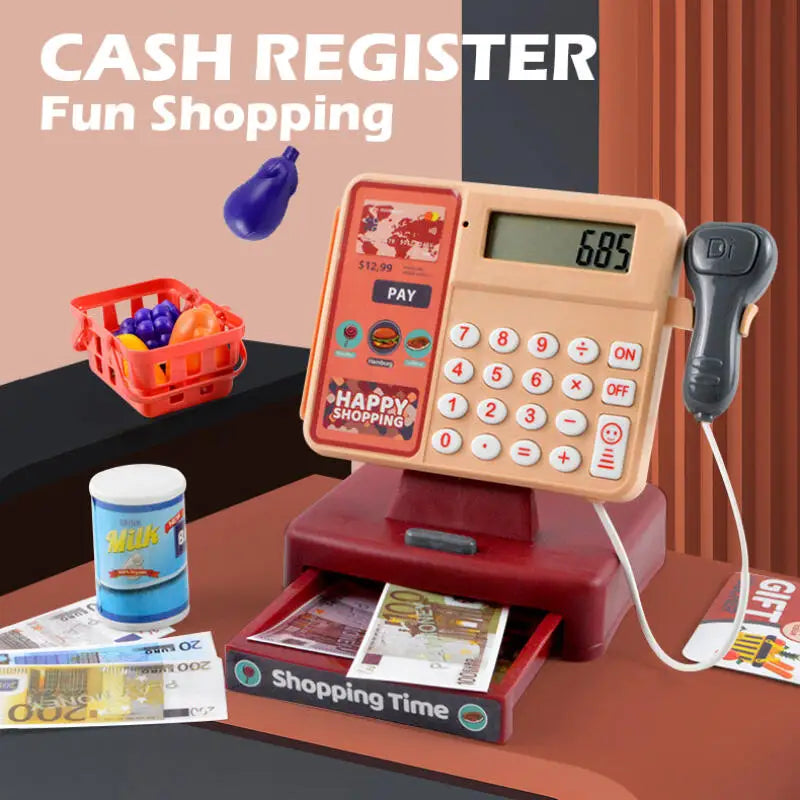 Scanning Cash Register Playset with Sounds & Lights