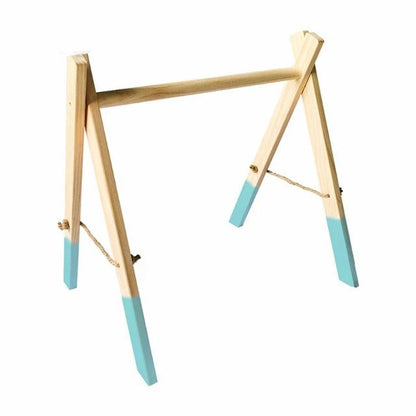 1Set Wooden Rattle Teethers & Play Gym for Newborns