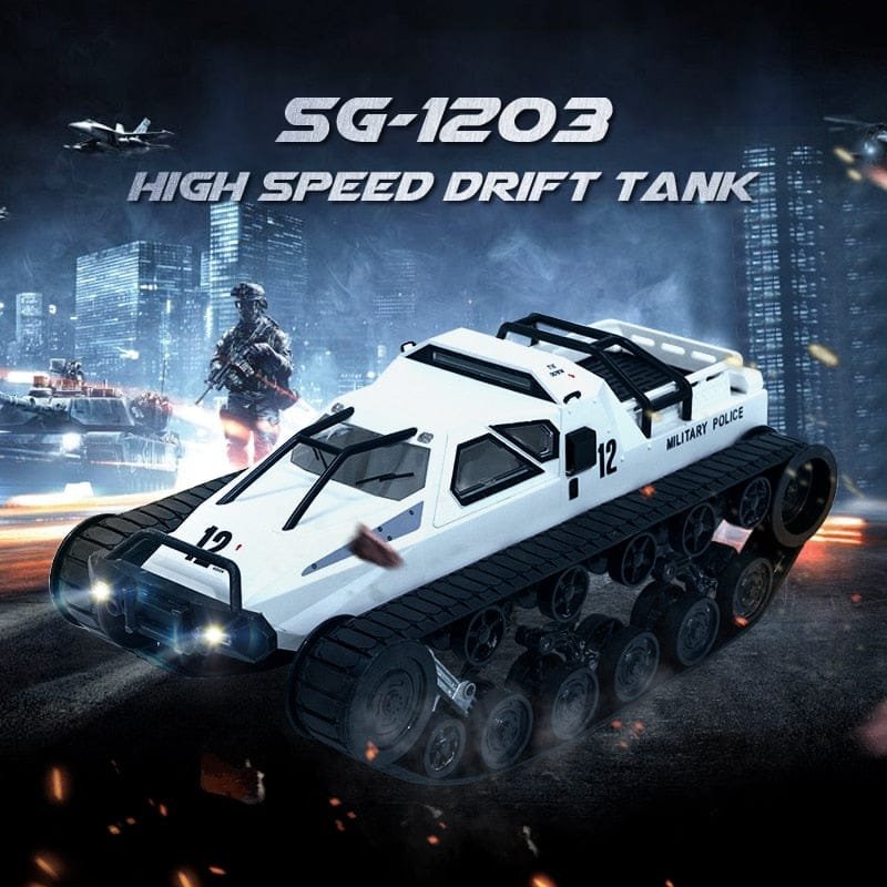 SG 1203 RC Tank Car With Gull-Wing Door Drift 2.4G 1:12 High Speed Full Proportional Control Vehicle